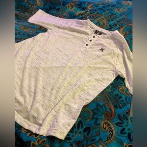 NWT Hurley Shirt Youth Size Extra Large XL Black White Graphic Tee Short Sleeve